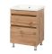 Комплект меблів для ванної кімнати WOOD 60 з умивальником Cers 60 + шафа навісна WOOD 60