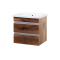 Тумба підвісна для ванної кімнати Хотин 60 з умивальником Como 60 Cersanit