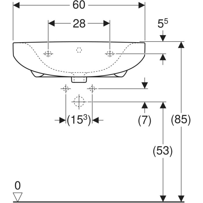 Меблевий рукомийник Runa 60 (Koło)
