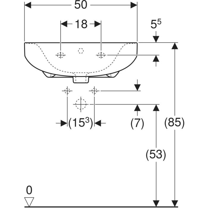 Меблевий рукомийник Runa 50 (Koło)
