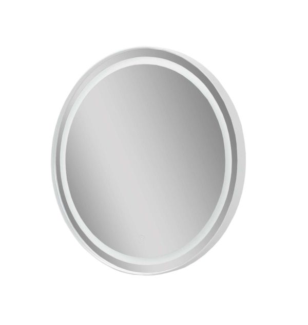 Дзеркало для ванної кімнати Раунд D600 white ПіК